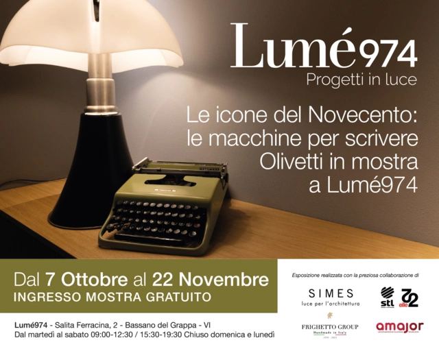 Le macchine per scrivere Olivetti in mostra a Bassano del Grappa